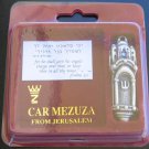 Pewter Jerusalem car mezuza mezuzah from Israel judaica