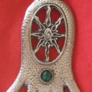 Exquisite hamsa wallhanging kabbalah Israel evil eye