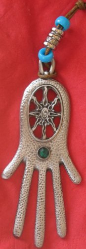 Exquisite hamsa wallhanging kabbalah Israel evil eye