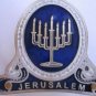 Menorah napkin holder from Israel judaica Jerusalem