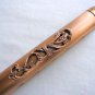 Fine art Hebrew letters engraved copper mezuzah mezuza