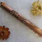 Fine art Hebrew letters engraved copper mezuzah mezuza