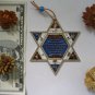Star of David ornament & English home bless kabbalah 4"