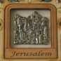 Wood Christian ornament w Home bless holy land and soil