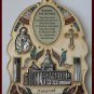 Wood Christian home bless church holy water land cross