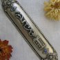 Pewter mezuzah mezuza with breast plates Jewish Israel