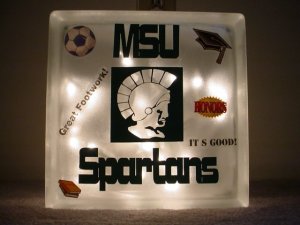Michigan State Block Nightlight