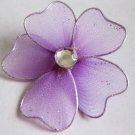 Sparkly Flower- Purple