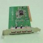 5 Port USB 2.0 PCI Card (480Mbps)