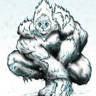 Yeti In The Snow On a 15 oz White Mug
