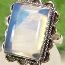 Opalite Ring in .925 Sterling Silver Setting, Sz 7.5 NEW