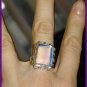 Opalite Ring in .925 Sterling Silver Setting, Sz 7.5 NEW