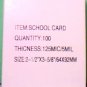Thermal laminate School size 2 1/2 x 3 5/8 inch