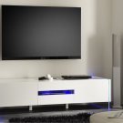 Lumina White Gloss Lacquer Finish TV Stand