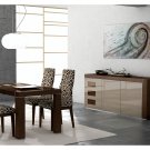 Irene-Ada Modern 5pc Dining Room Set in Glossy Finish ESF