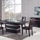 G072DT-G072DC Wenge 5pc Dinette Set with Brown Chairs by Global USA