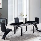 Global Furniture 5pc Dining Room Set GL-D88DT-BL