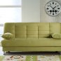 Vegas Lt Green Microfiber Sofa Bed with Storage