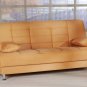 Vegas Lt Orange Microfiber Sofa Bed with Storage