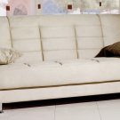 Vegas Beige Microfiber Sofa Bed with Storage