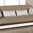 Natural in Naomi Lt Brown Sleeper Sofa