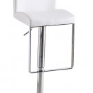 Set of Two Lara White Swivel Barstool
