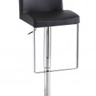 Set of Two Lara Black Swivel Barstool