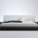 Florentino Wenge Modern Queen Platform Bed & Nightstands