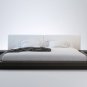 Florentino Wenge Modern Queen Platform Bed & Nightstands