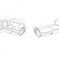 Colombia Sectional Sofa Bed Plato Vizon