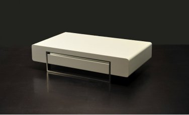 902A White Modern Coffee Table By J&M
