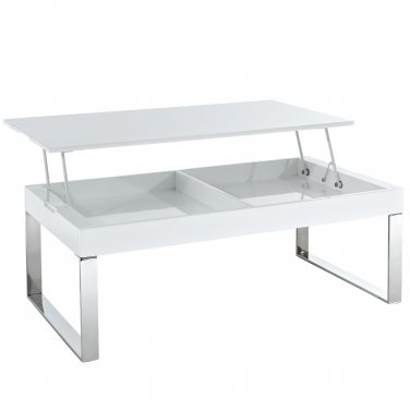 White Gloss Lift Coffee Table