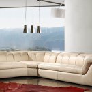 397 Italian Leather Sectional in Tan By J&M