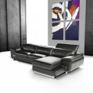 Oregon I - Italian Leather Sectional By J&M