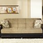 Luna Sofa bed in Fulya Brown