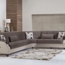 Trento Sectional Sofa Bed Selen Brown