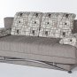 Fantasy Convertible Sofa Bed with Storage in Aristo L. Brown