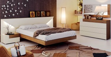 Elena Modern King Size 5pc Bedroom Set by ESF