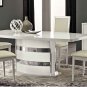 Roma White Modern Dining 5pc Set By ESF