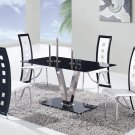 D551DT + D803DC-WH 5pc Dining Set by Global