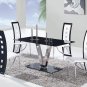 D551DT + D803DC-WH 5pc Dining Set by Global