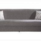 Tokyo Diego Grey Fabric Sofa Bed with Storage