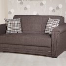 Victoria Loveseat Sleeper Andre Dark Brown