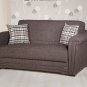 Victoria Loveseat Sleeper Andre Dark Brown