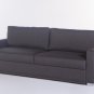 Felix Diego Dark Gray Convertible Sofa Bed