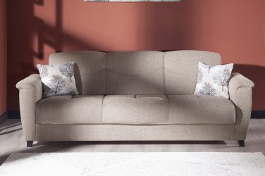 Aspen Forest Brown Sofa Bed With Storage