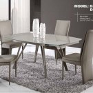 D2177DT & D6605DC-TAUPE 5 Piece Dining Set