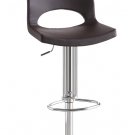 Set of Two Lena Brown Swivel Barstool