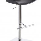 Set of Two Theo Black Swivel Barstool