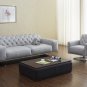 Othello Lt Grey Premium Leather Sofa and Chair